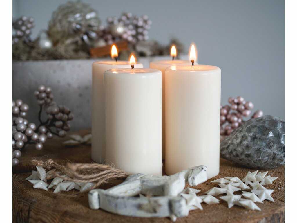Zdravotně nezávadné sójové adventní svíčky
